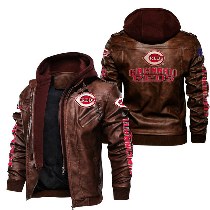 Cincinnati Reds Leather Jacket