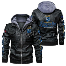 Load image into Gallery viewer, Kansas City Royals Leather Jacket