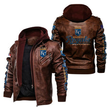 Load image into Gallery viewer, Kansas City Royals Leather Jacket