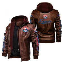 Load image into Gallery viewer, Montreal Expos Leather Jacket