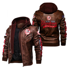 Load image into Gallery viewer, New York Yankees Leather Jacket