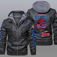 Load image into Gallery viewer, Buffalo Bills Leather Jacket