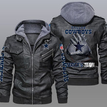 Load image into Gallery viewer, Dallas Cowboys Leather Jacket