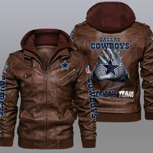 Load image into Gallery viewer, Dallas Cowboys Leather Jacket