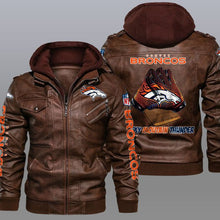 Load image into Gallery viewer, Denver Broncos Leather Jacket