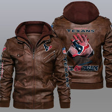 Load image into Gallery viewer, Houston Texans Leather Jacket