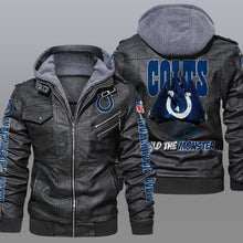 Load image into Gallery viewer, Indianapolis Colts Leather Jacket