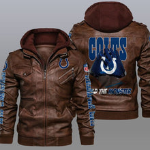 Load image into Gallery viewer, Indianapolis Colts Leather Jacket