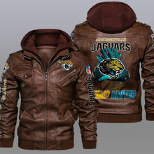 Load image into Gallery viewer, Jacksonville Jaguars Leather Jacket