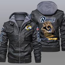 Load image into Gallery viewer, Los Angeles Rams Leather Jacket