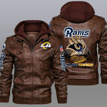 Load image into Gallery viewer, Los Angeles Rams Leather Jacket