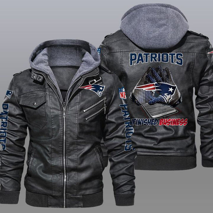 New England Patriots Leather Jacket