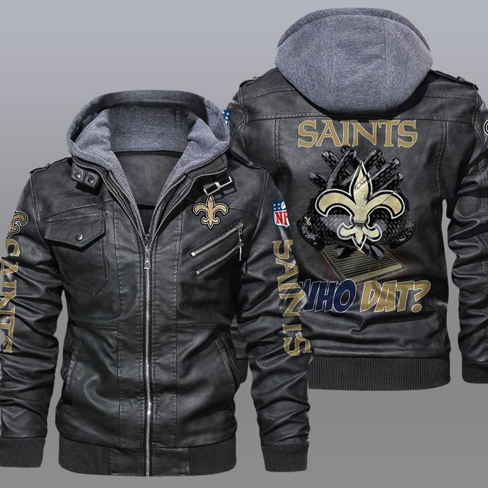 New Orleans Saints Leather Jacket