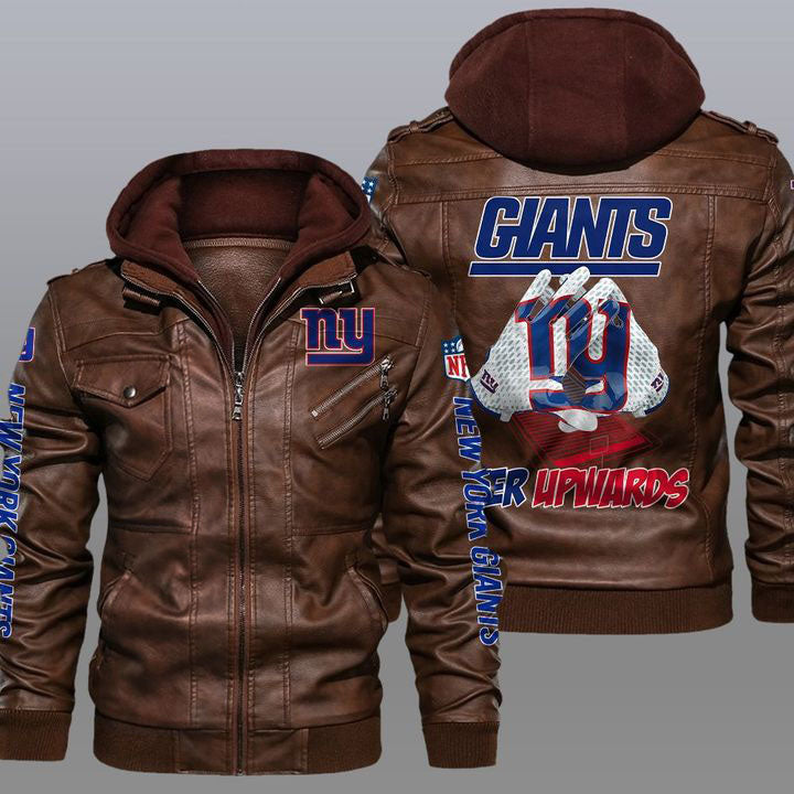 New York Giants Leather Jacket