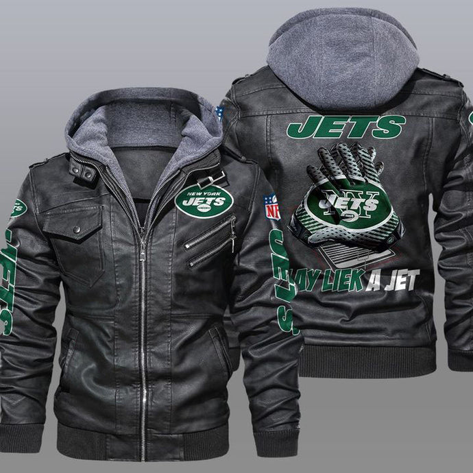 New York Jets Leather Jacket