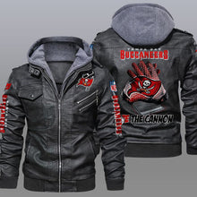 Load image into Gallery viewer, Tampa Bay Buccaneers Leather Jacket