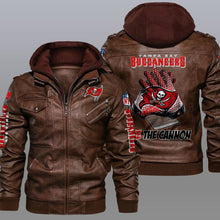 Load image into Gallery viewer, Tampa Bay Buccaneers Leather Jacket