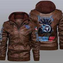 Load image into Gallery viewer, Tennessee Titans Leather Jacket