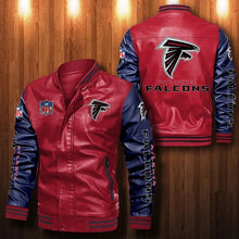 Load image into Gallery viewer, Atlanta Falcons Casual Leather Jacket