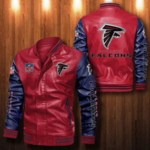 Atlanta Falcons Casual Leather Jacket