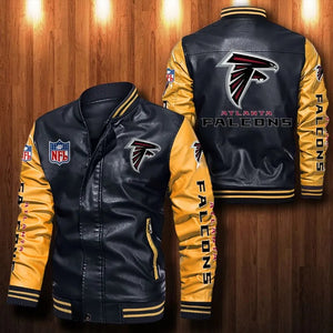 Atlanta Falcons Casual Leather Jacket