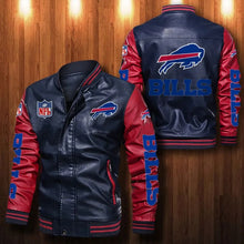 Load image into Gallery viewer, Buffalo Bills Casual Leather Jacket