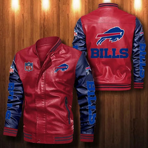 Buffalo Bills Casual Leather Jacket