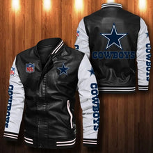 Load image into Gallery viewer, Dallas Cowboys Casual Leather Jacket