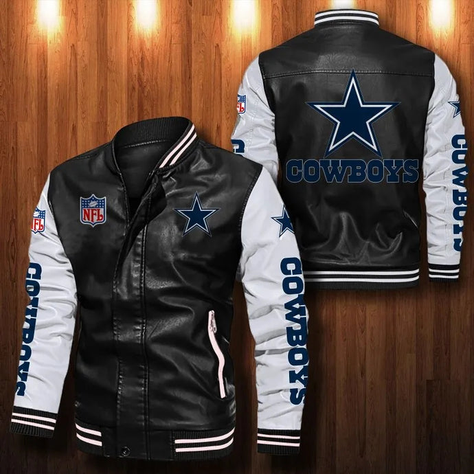 Dallas Cowboys Casual Leather Jacket