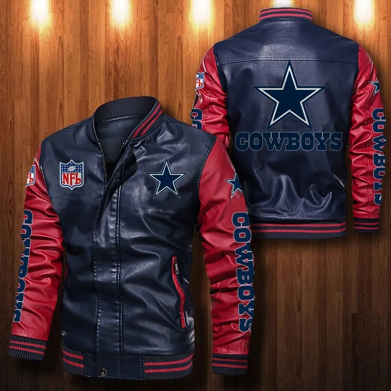 Dallas Cowboys Casual Leather Jacket