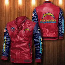 Load image into Gallery viewer, Los Angeles Chargers Casual Leather Jacket