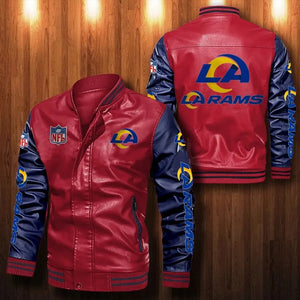 Los Angeles Rams Casual Leather Jacket