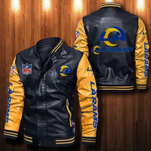 Load image into Gallery viewer, Los Angeles Rams Casual Leather Jacket