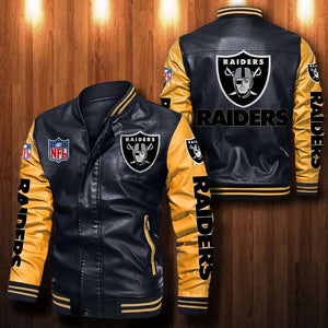 Las Vegas Raiders Casual Leather Jacket