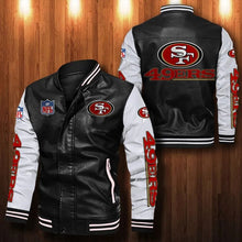Load image into Gallery viewer, San Francisco 49ers Casual Leather Jacket
