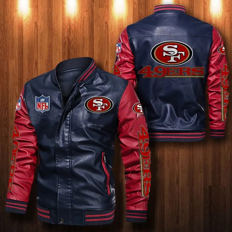 San Francisco 49ers Casual Leather Jacket