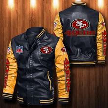 Load image into Gallery viewer, San Francisco 49ers Casual Leather Jacket