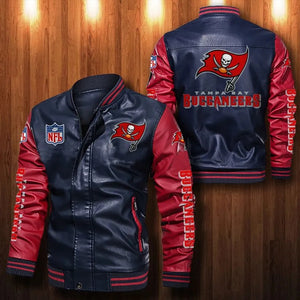 Tampa Bay Buccaneers Casual Leather Jacket