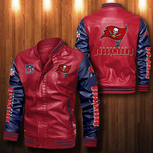 Tampa Bay Buccaneers Casual Leather Jacket