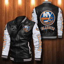 Load image into Gallery viewer, New York Islanders Casual Leather Jacket