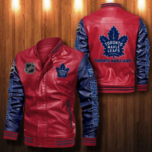 Load image into Gallery viewer, Toronto Maple Leafs Casual Leather Jacket