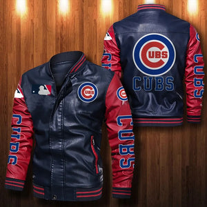 Chicago Cubs Casual Leather Jacket