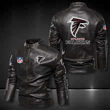 Load image into Gallery viewer, Atlanta Falcons Casual Leather Jacket