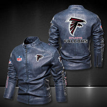 Load image into Gallery viewer, Atlanta Falcons Casual Leather Jacket