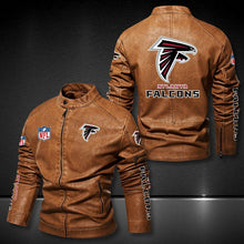 Load image into Gallery viewer, Atlanta Falcons Casual Leather Jacket