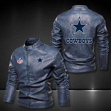 Load image into Gallery viewer, Dallas Cowboys Casual Leather Jacket