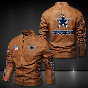 Dallas Cowboys Casual Leather Jacket