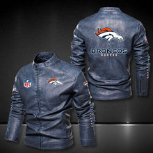 Load image into Gallery viewer, Denver Broncos Casual Leather Jacket