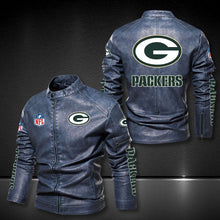 Load image into Gallery viewer, Green Bay Packers Casual Leather Jacket