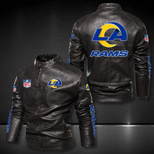 Load image into Gallery viewer, Los Angeles Rams Casual Leather Jacket